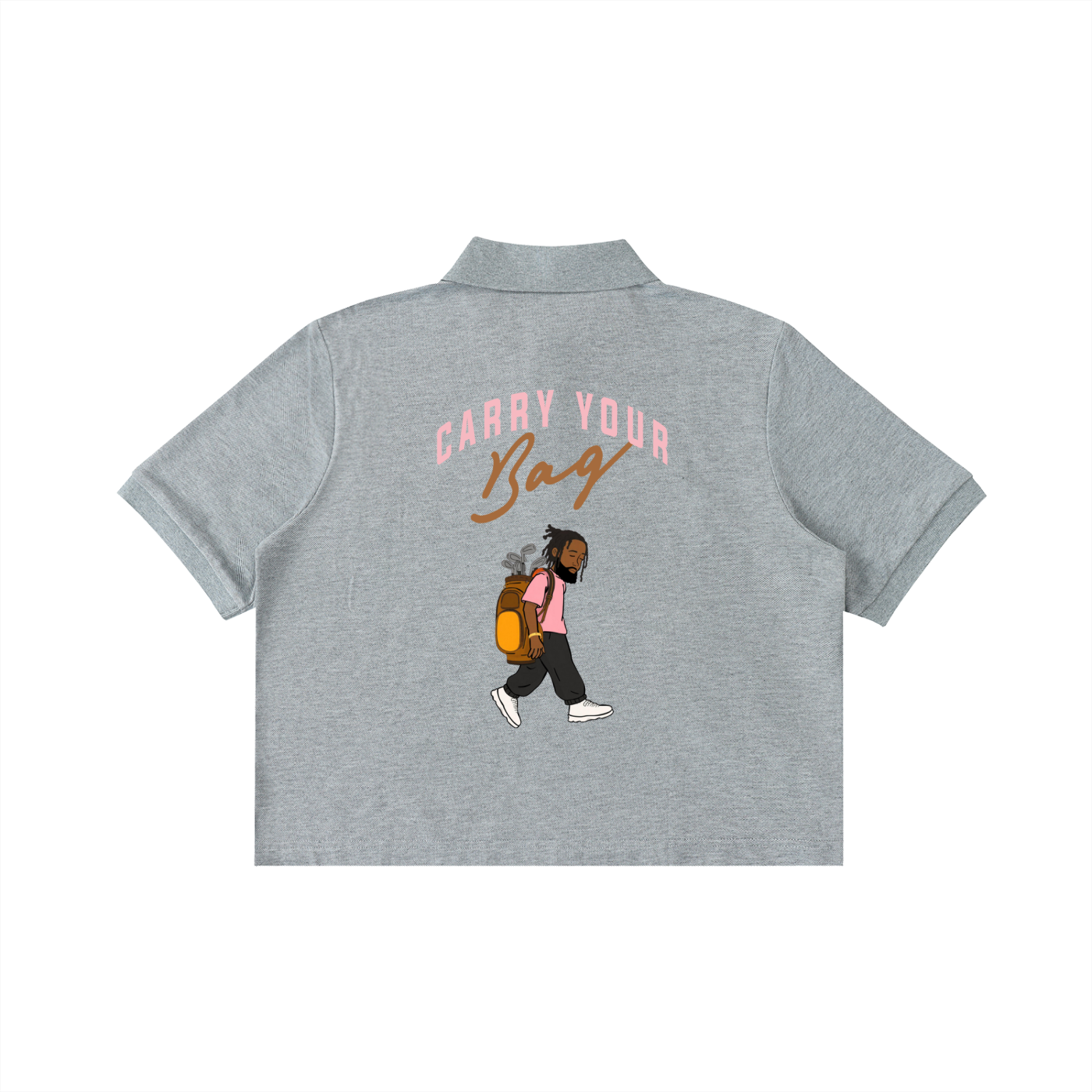 CYB Women's Cropped Polo Shirt