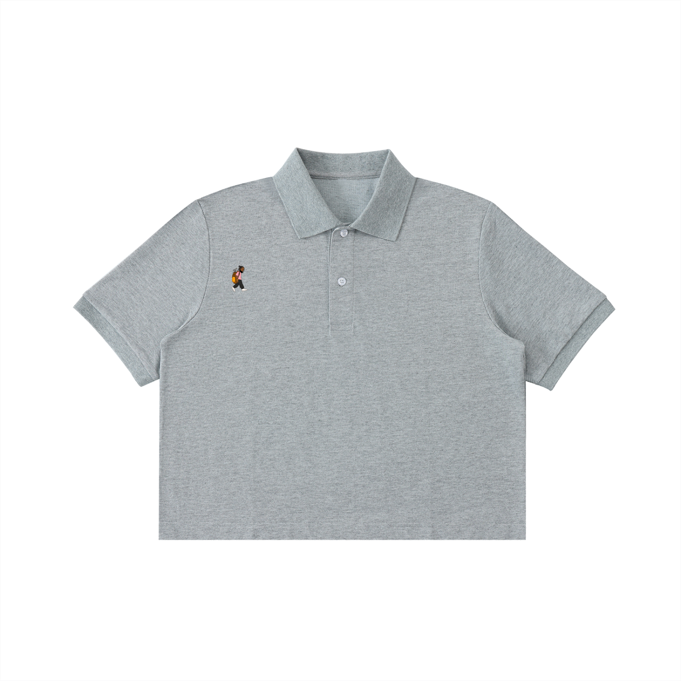 CYB Women's Cropped Polo Shirt