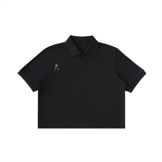 CYB Women's Cropped Polo Shirt