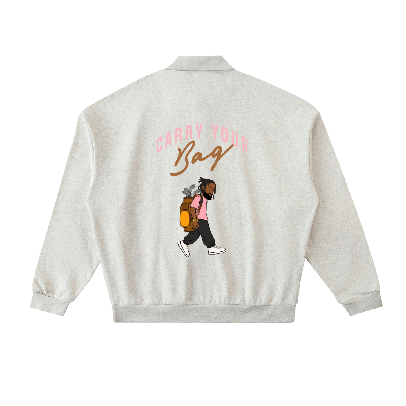 Heavyweight Fleece Polo Sweatshirt