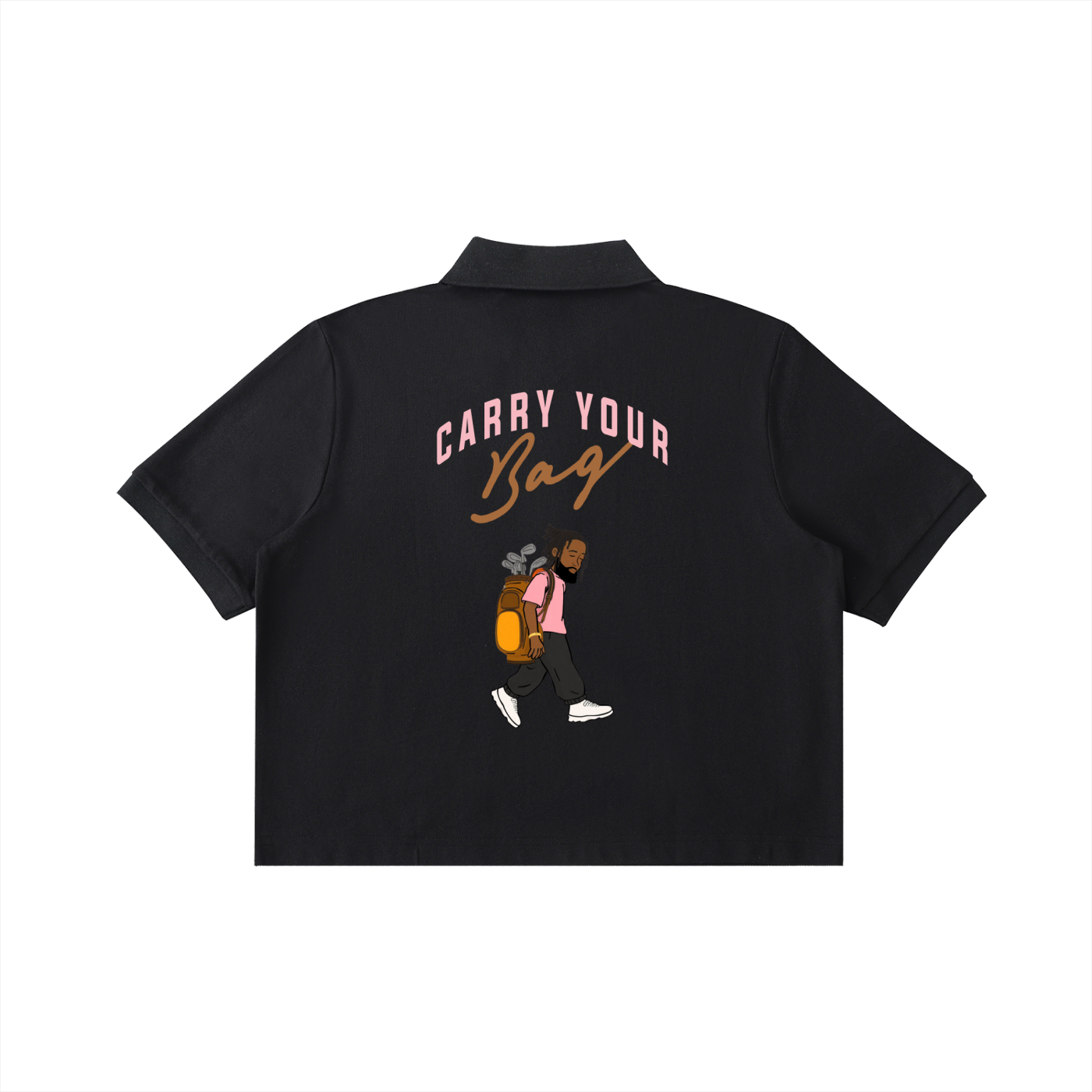 CYB Women's Cropped Polo Shirt