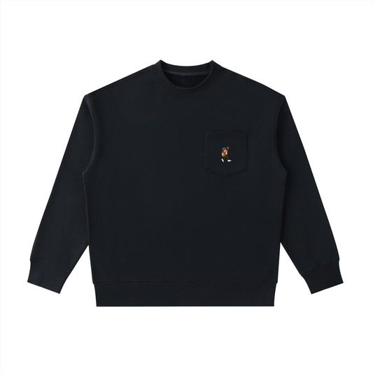 CYB Heavyweight Patch Pocket Crewneck Sweatshirt