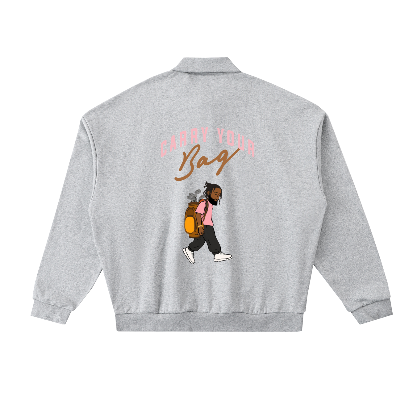 Heavyweight Fleece Polo Sweatshirt