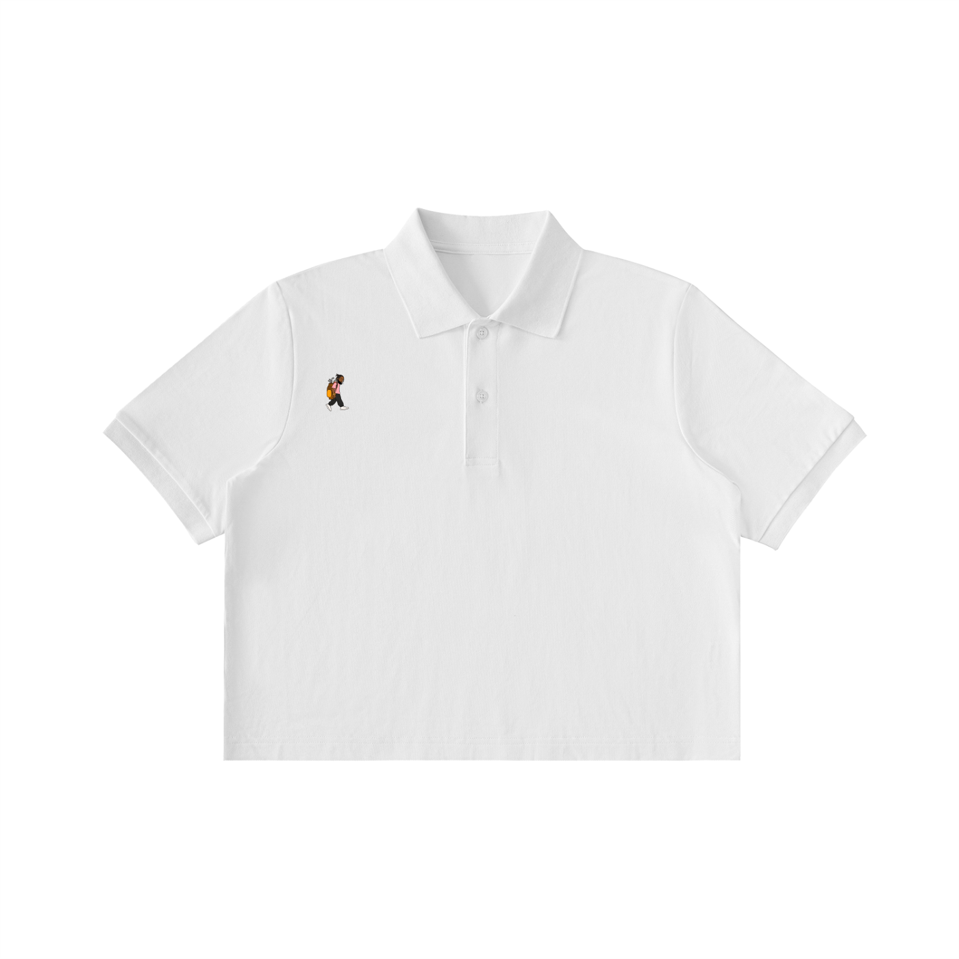 CYB Women's Cropped Polo Shirt