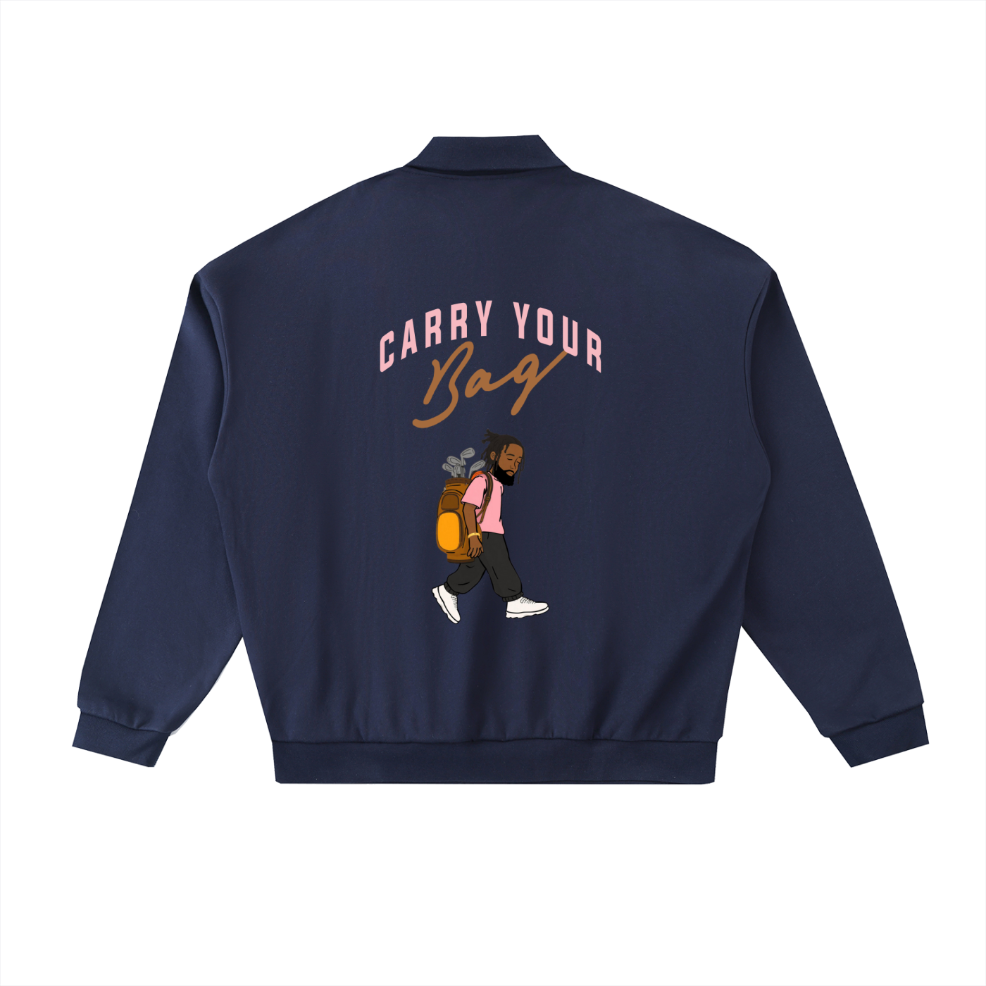 CYB Heavyweight Fleece Polo Sweatshirt