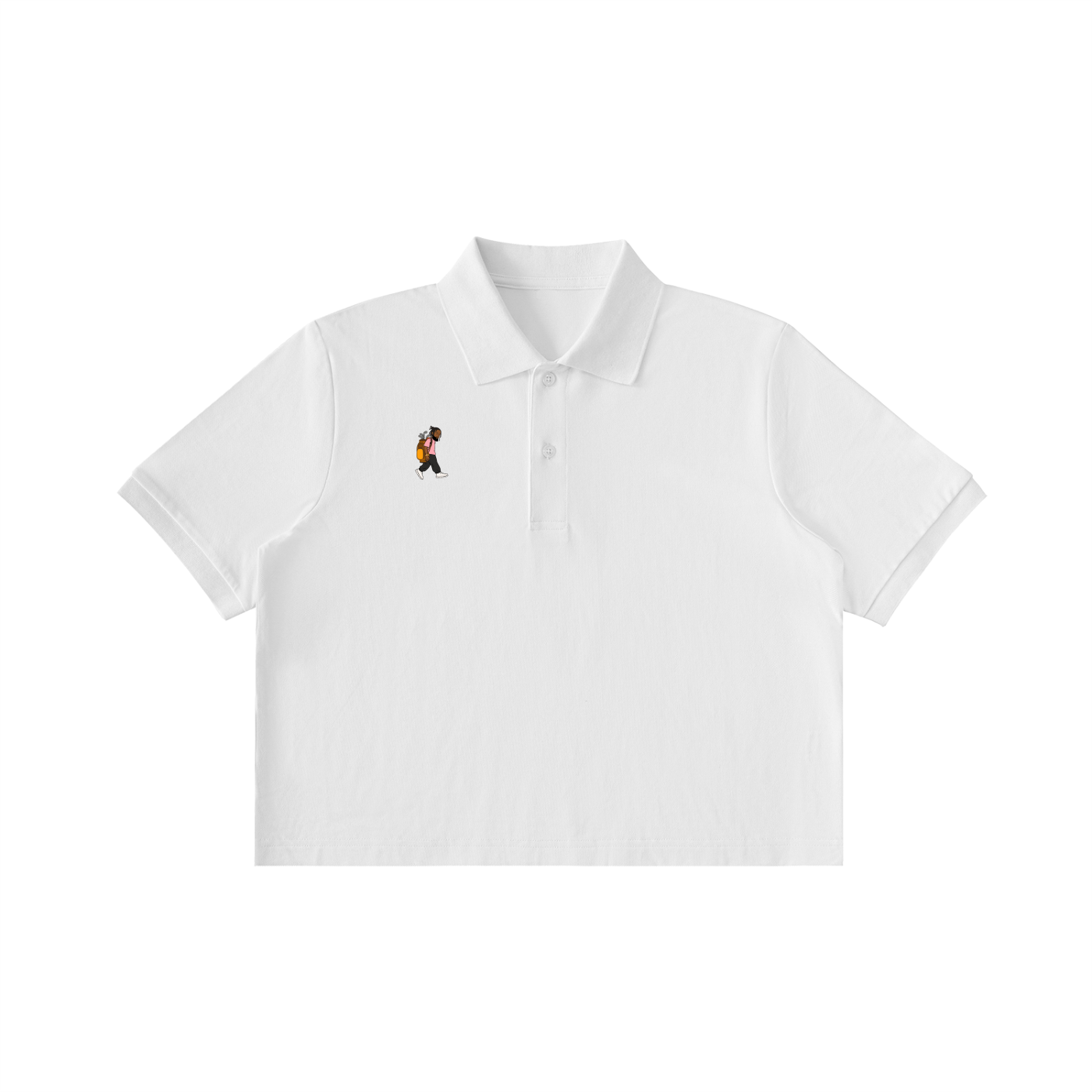CYB Cropped Polo Shirt