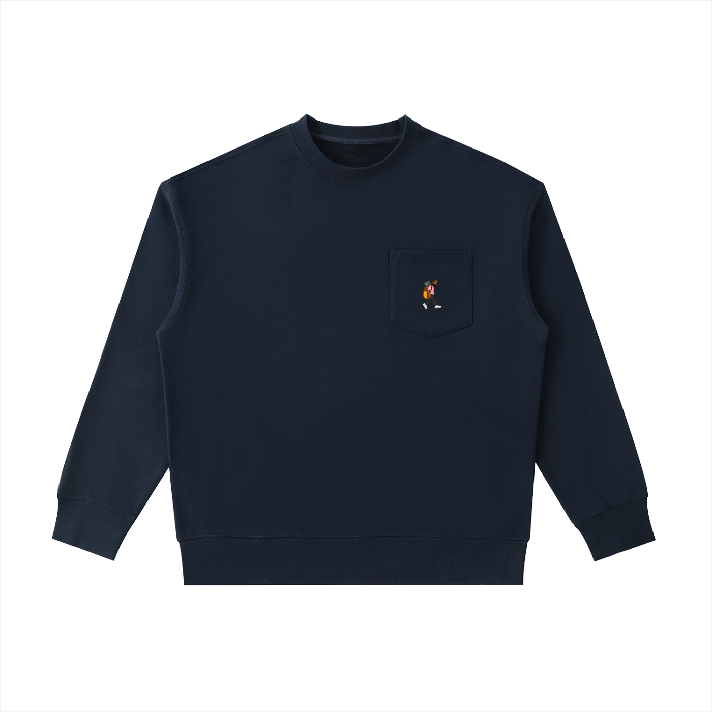 CYB Heavyweight Patch Pocket Crewneck Sweatshirt