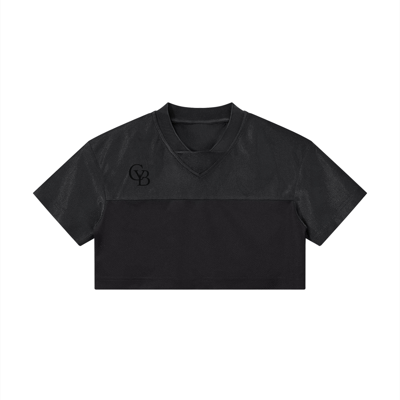 MADE FOR ME: Women's Cropped V-Neck Jersey