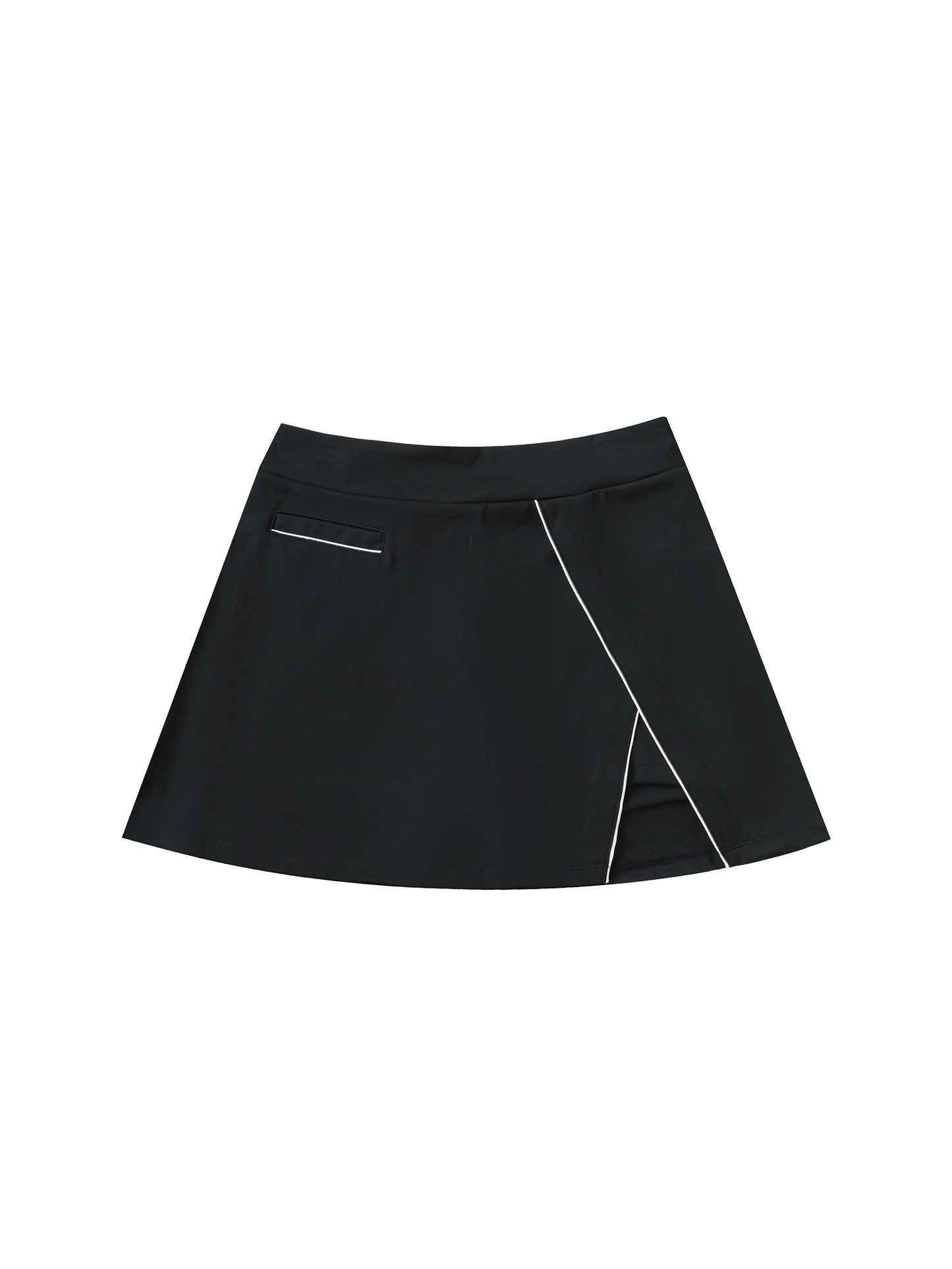 CYB High-Waist Pocketed A-Line Skirt