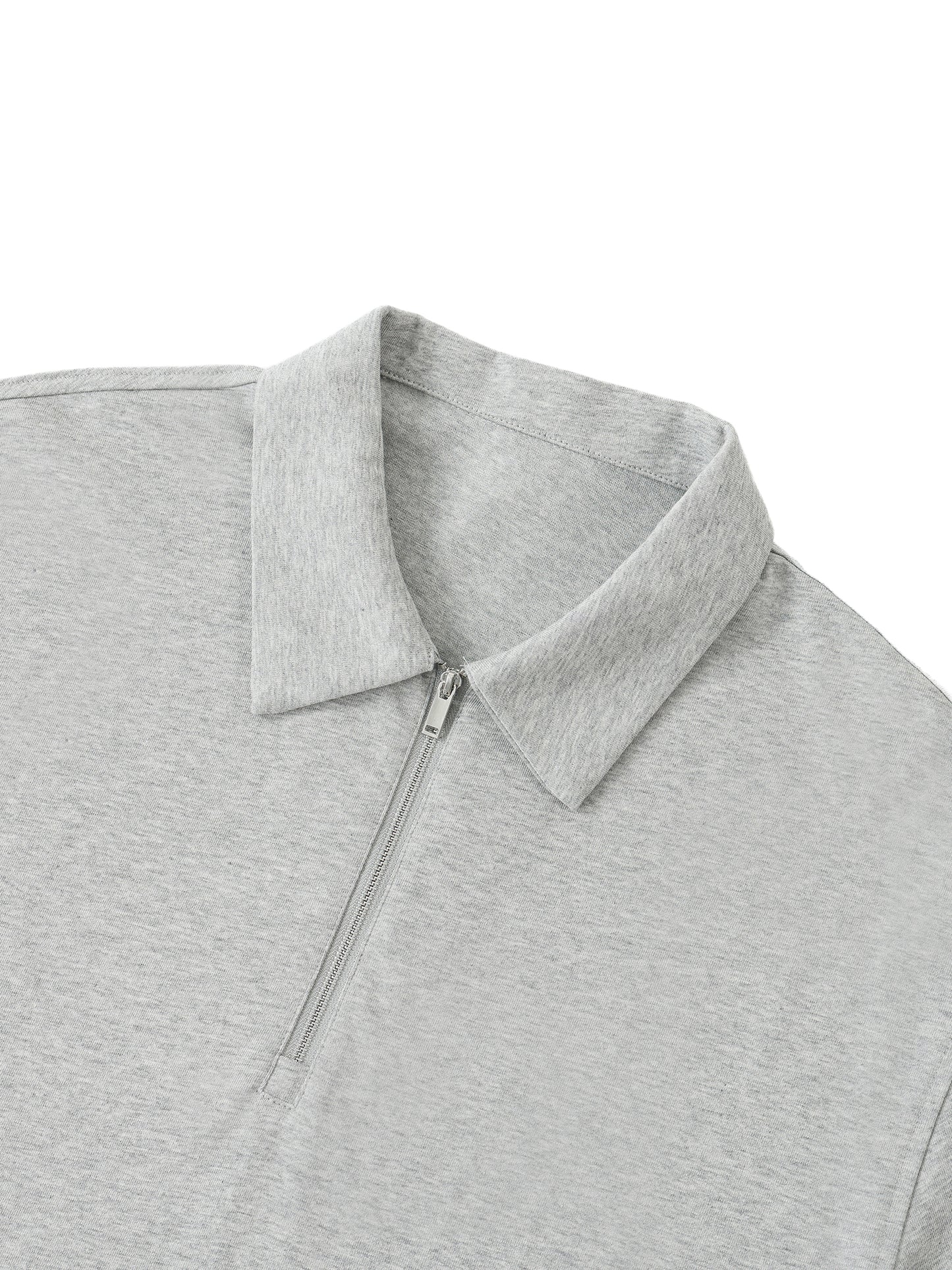 CYB Half-Zip Cotton Polo Shirt