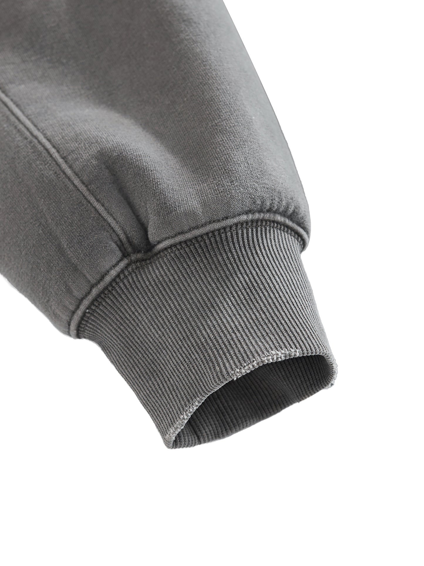 CYB Frayed Enzyme Washed Fleece Hoodie